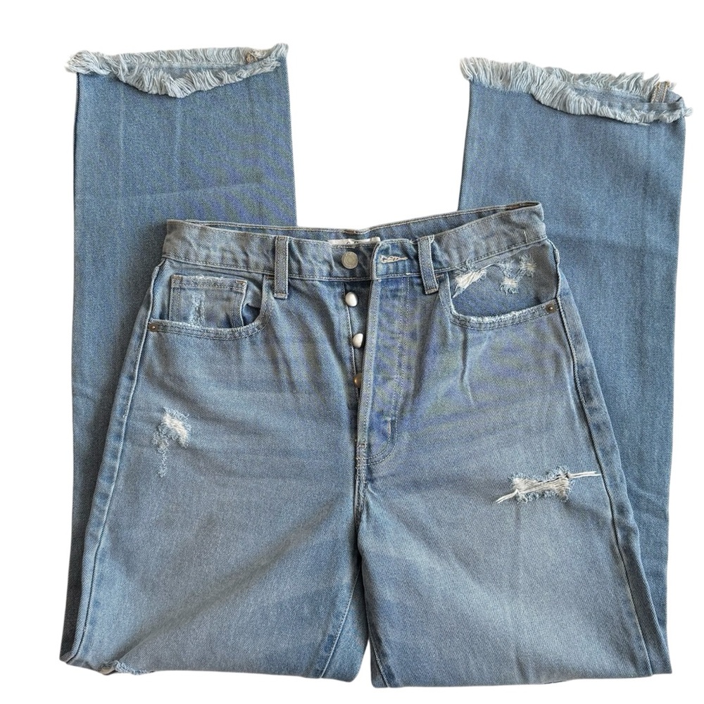 Cello Women's Straight Leg Jeans - Light Blue
